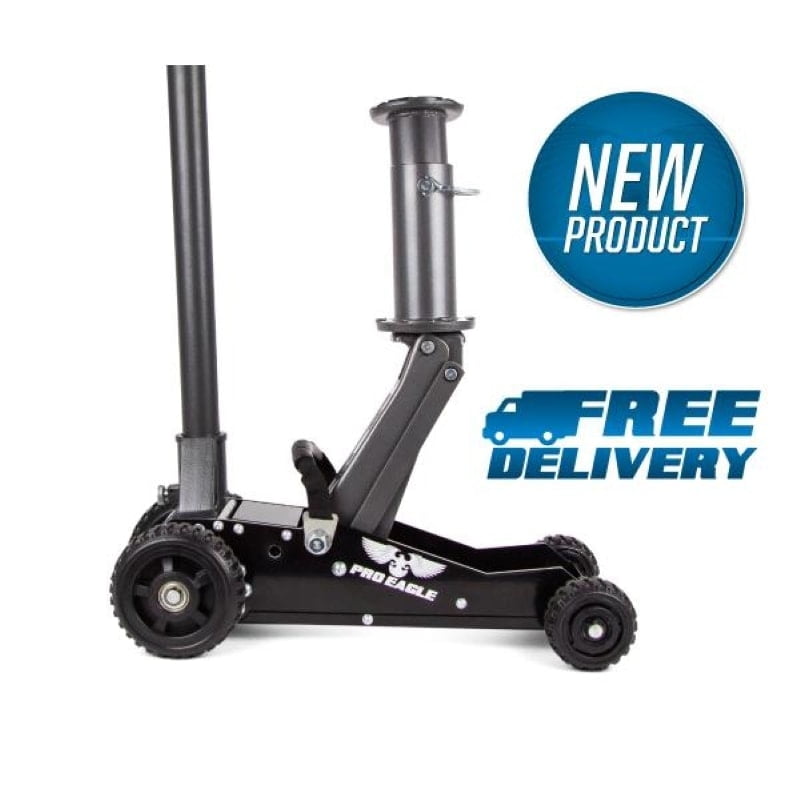 Pro Eagle 1.5 Ton Big Wheel Off Road Jack Talon with 15in Extension