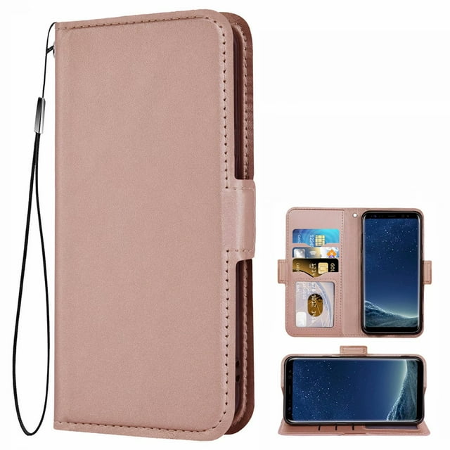 Case for Samsung Galaxy S8, Phone Case Leather, Case Flip Case Magnetic Leather Case Protective Cover