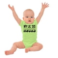 thumbnail image 3 of Little Sis Rocks Older Big Sister Romper Boys or Girls Infant Baby Brisco Brands 18M, 3 of 7