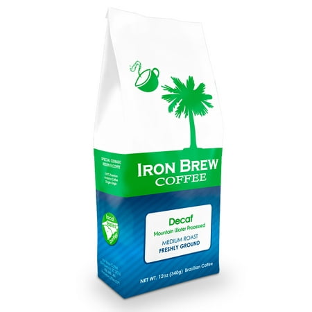 UPC 854448001040 product image for Iron Brew Coffee  Low Acid Decaf Coffee  Medium Roast Ground Coffee 100 % Arabic | upcitemdb.com