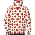 thumbnail image 7 of Salouo Hand Drawn Tomatoes Pattern Men's Fall Hoodie Sweatshirt,Sport Hoodie with Pockets for Men Pullover Casual Hooded Sweatshirt-Small, 7 of 7