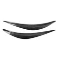 thumbnail image 1 of Par de pegatinas de fibra de carbono para faros delanteros, cejas y párpados, compatibles con Infiniti Q50 2014-2018., 1 of 14