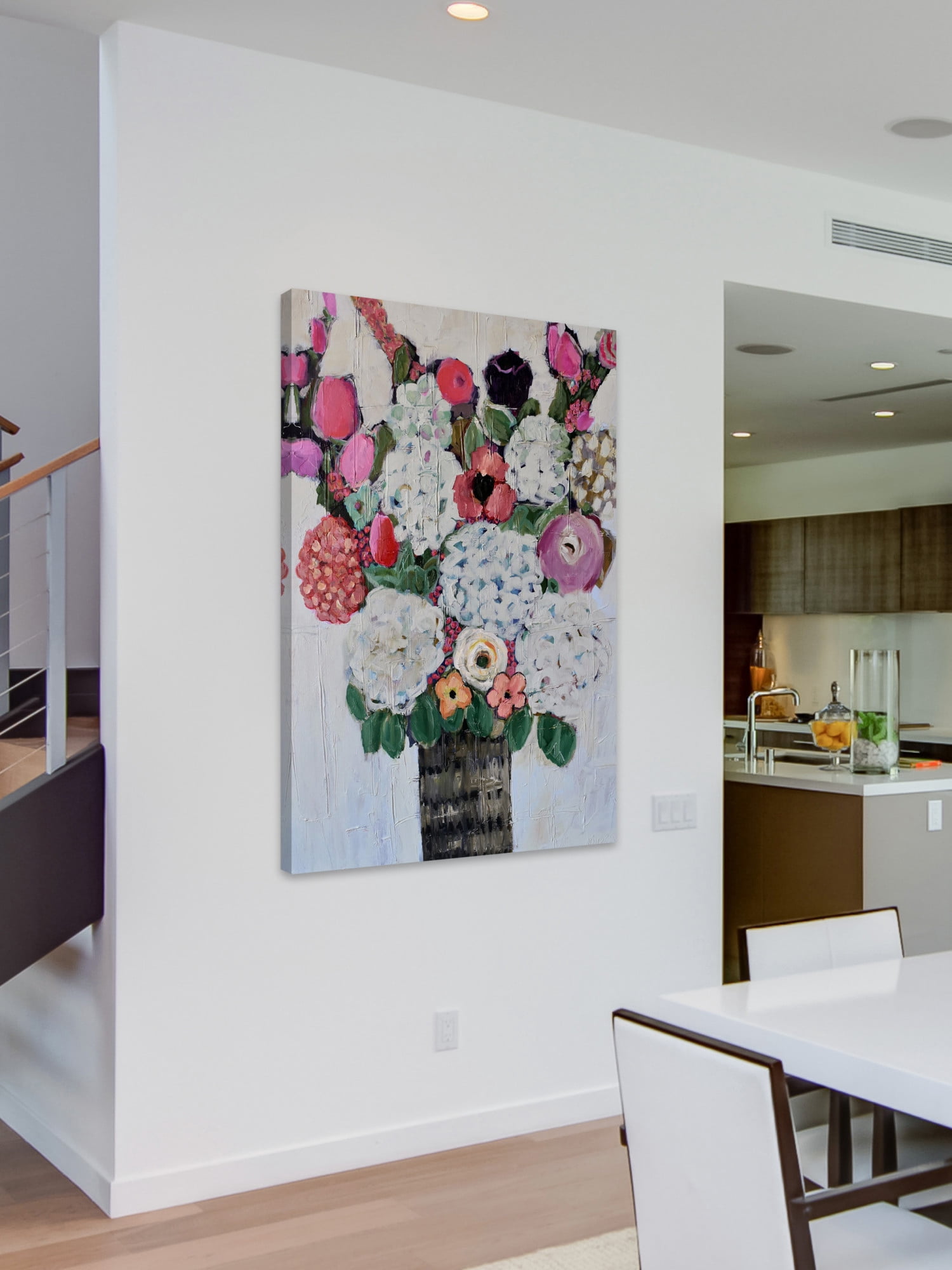 Marmont Hill "Lovely Bouquet" by Michelle Rivera Painting Print on Wrapped Canvas