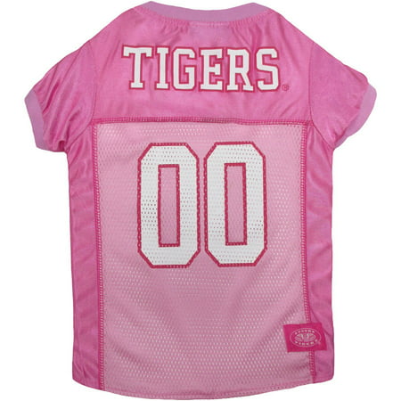 Pets First College Auburn Tigers Pet Pink Jersey, 4 Sizes (Best Jerseys For College Parties)