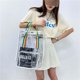 thumbnail image 4 of Bolsa Mochila transparente Estudiante Niñas Transparente Hit Color School Book Bag (Blanco) Tmvgtek Para estrenar, 4 of 9