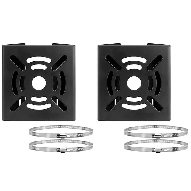 2X Soporte de Montaje En Pared para Cámara de Poste Vertical Universal Soporte de Montaje En Pared para Cámara de Seguridad CCTV PTZ (A)