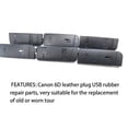 thumbnail image 1 of thinsony Usb Rubbers Lens Cap Mini Camera Accessories Buttom Rubber Rubber Door Bottom Cover Protector Protector Replement for Canon 6D, 1 of 6