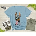 thumbnail image 3 of Cool Looking German Shepherd Dog Head for Men Women Kids T-Shirt Dog Puppy Animal Gift T Shirt for Boys Girls Dog Lover Owner Tshirt, 3 of 8