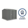 thumbnail image 3 of Absco Premier 7' x 7' Metal Storage Shed - Woodland Gray, 3 of 11
