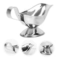 thumbnail image 4 of SHINYPASING Gravy Boats Stainless Steel for Serving Salad Dressing 1Set, 4 of 8