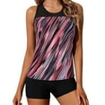 thumbnail image 2 of Women Tankini Swimsuit Tummy Control Top With Shorts Two Piece Bathing Suit, 2 of 6