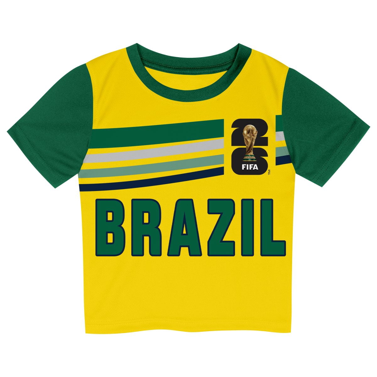 FIFA World Cup 2026 Youth Toddler Brazil FIFA 26 2-piece Soccer Kit Set
