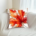 thumbnail image 4 of kladzum Fall Pumpkin Pillow Covers Flower Pumpkins Throw Pillow Covers 17.71x17.71in Pillowcase Night Scenery Pumpkin Pillowcase for Thanksgiving Fall Decorative Pillows for Couch Sofa, 4 of 6