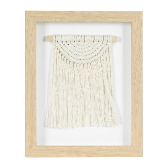 hometrends Woven Macrame Design 3 Framed Art