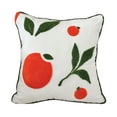 thumbnail image 2 of Orange Embroidered Pillowcase Fruit Pillow Cover Home Decoration, 2 of 6