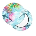 thumbnail image 2 of Balery Dragonfly Floral Fundas de asiento para taburete de bar redondo de tela de terciopelo ajustables que protegen de arañazos y manchas para sillas de 14 a 17 pulgadas.-12 inch, 2 of 7