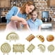 thumbnail image 2 of Mini Hand Pie Mold Set, Lattice Pocket Pie Press, Durable ABS Plastic Dough Mold, 2 of 5