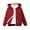 Rouge, variante sur QUDDERR Veste en Polaire pour Enfants Garçons Filles Couleur Unie Sweat à Capuche 4-8 Ans Unisexe Automne Hiver Manteau à Fermeture Éclair