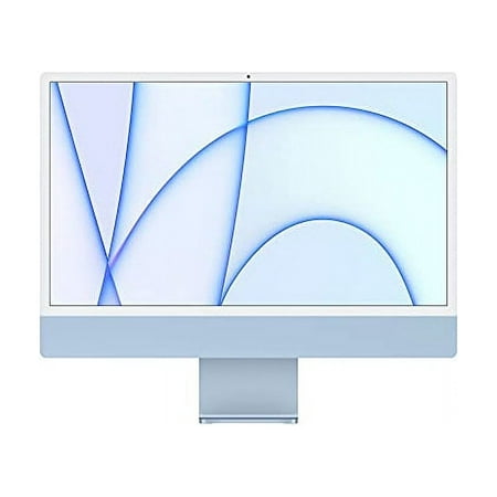 Used Apple iMac (24-inch, Apple M1 chip with 8-Core CPU and 8-Core GPU, 8GB RAM, 512GB) - Blue