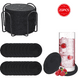 thumbnail image 1 of Posavasos de Fieltro para Bebidas, Posavasos para Bebidas de 20 Piezas con Soporte para Posavasos, Posavasos Redondos para Sorber, 1 of 7