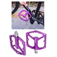 thumbnail image 1 of DE MONTAÑA MTB BMX ALEACIÓN PLANA DE Púrpura shamjiam pedales de bicicleta de montaña, 1 of 9