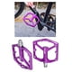 thumbnail image 3 of Pedales planos para bicicleta de montaña MTB de aleación de aluminio con rodamiento sellado y antideslizante Púrpura, 3 of 9
