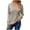 Beige, variant on Fiaer V Neck Long Sleeve Sweaters for Women Casual Fall Tops Lightweight Tunic Fashion Loose Fit 2025 Plus Size Clothes Red XL