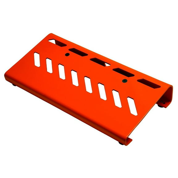Orange Aluminum Pedal Board; Small w/ Carry Bag