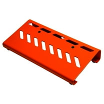 Orange Aluminum Pedal Board; Small w/ Carry Bag