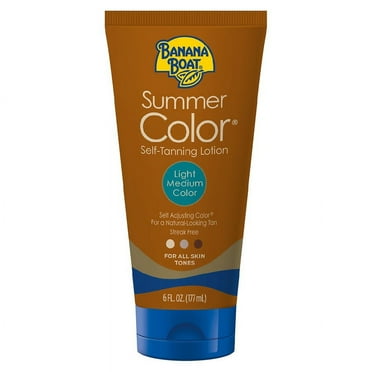 Banana Boat Summer Color Self Tanning Lotion - Light/ Medium Light/ Medium