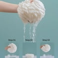 thumbnail image 2 of Rewera-Toalla de mano para baño, 3 uds., chenilla, colgante, bola de toalla de mano, microfibra, esponjosa, absorbente, suave, pequeña, con anillo, 2 of 7