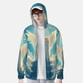 thumbnail image 3 of Picia Sunshine Cute Winged Cat Women's Men's UPF 50+ Sun Protection Hoodie Shirt Long Sleeve SPF Fishing Outdoor UV Hiking Lightweight Shirts-XX-Large, 3 of 9