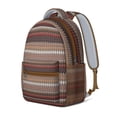 thumbnail image 2 of Boho Bohemia Geometric Line Art Backpack for School,Cute School Bag,Schoolbag with Adjustable Shoulder Straps & Padded Back,15.3"x11"x6.7", 2 of 6