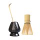 thumbnail image 3 of Juego de Matcha japonés de té Matcha Juego de 3 que incluye Matcha, cuchara tradicional, cuchara de té y de cerámica Negro BLESIY batidor de matcha, 3 of 8