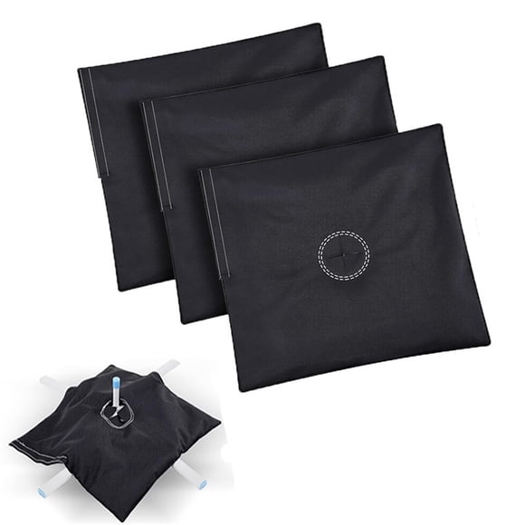 3 Pcs Banderas Sand Bag Sandbag Peso para la bandera de la bandera de la base de árbol de Navidad