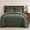 Stormy Blue-Full/Queen (90" X 92"), variant on King (104" X 92") Moss Green 3-Piece All Season Quilt Bedding Set