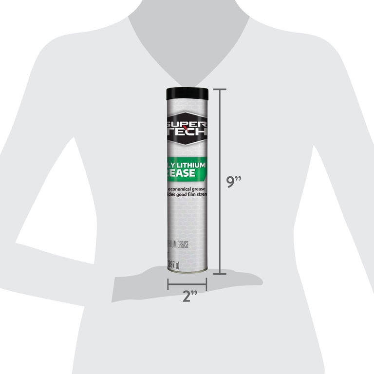 Super Tech Moly-Lithium Extreme Pressure Grease, 14 oz Tube