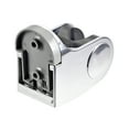 thumbnail image 3 of Soporte de ducha de mano ajustable de ABS para pared Uxcell, paquete de 2, tono plateado, 3 of 5