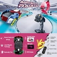 thumbnail image 2 of Slot Car Race Track Sets Electric Remote Control Car Track Racing Game Rechargable Magnetic Cars Racing with Hand Controllers Circular Overpass Track Gifts Birthday Toys for Boys Kids Age 6 7 8-12, 2 of 6
