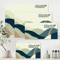 thumbnail image 4 of Designart Abstract Geometric Landscape With Hills Canvas Wall Art, 4 of 4