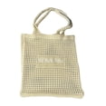 thumbnail image 4 of Bolso de crochet para mujer, bolso de tejido para , ir al trabajo, hacer picnic o disfrutar del libre. Amarillo, 4 of 8