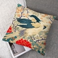 thumbnail image 7 of Acheng Oriental Chinese Phoenix Decorative Throw Pillow Case Cushion Cover Set of 2(Two Sides Print) 18x18in, 7 of 7