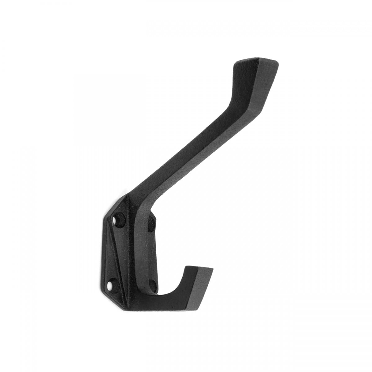 Renovator's Supply Black Coat Rack Wall Mount Hooks Coat Hangers w/Iron