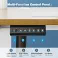 thumbnail image 5 of Electric Standing Desk, Height Adjustable Desk, 48 x 24 Inches Ergonomic Stand up Desk with Memory Preset for Home Office, Natural, 5 of 15
