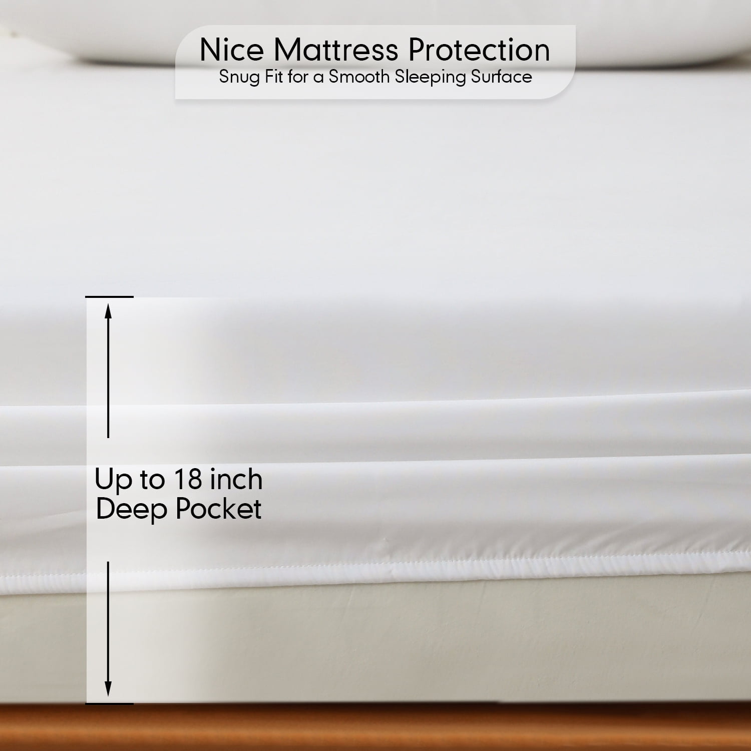 JOHNPEY Full Cooling Bamboo Sheet Set,Silky Soft Bed Sheets for Full Size Bed，Hotel Bedding Sheets & Pillowcases, Flat Sheet + Fitted Sheet + 2 Pillowcase,White
