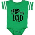 thumbnail image 3 of Inktastic I Love My Dad Boys or Girls Baby Bodysuit, 3 of 5
