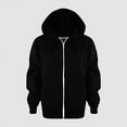 thumbnail image 2 of Karoyedx Jackets for Kids Boys Zip up Hoodies Winter Warm Lightweight Windproof Fleece Jacket Cozy Long Sleeve Outerwear with Pockets White Size,13-14 Years, 2 of 5
