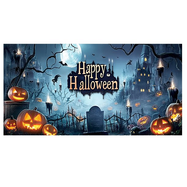 Las Horribles Pancartas De Halloween Para Garajes Crean Un Ambiente De Halloween Y Atraen Fácilmente A Los Niños Y Vecinos. Ambiente Festivo Para Su Garaje.4