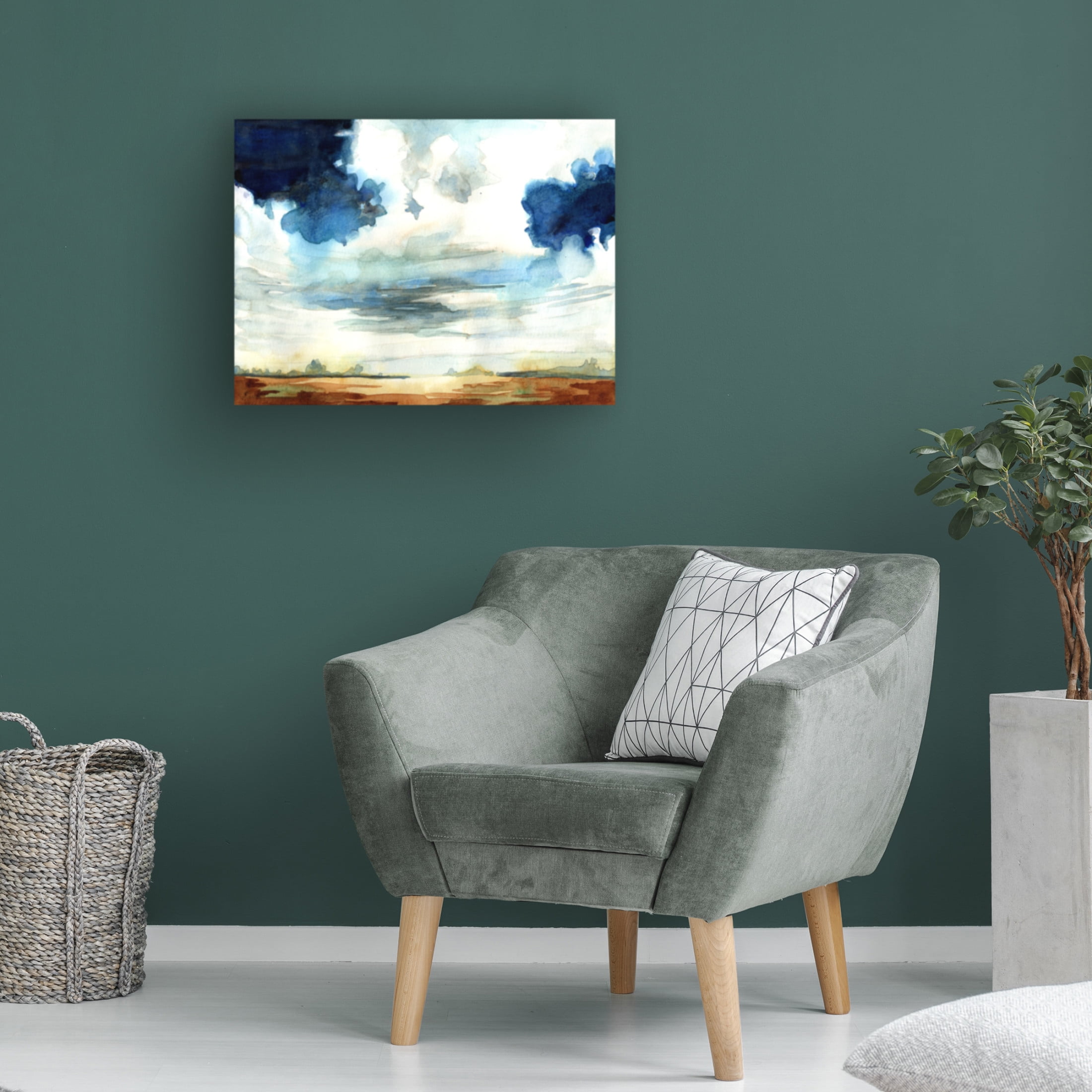 Trademark Fine Art Paul McCreery Cloudy Sky I Canvas Wall Art