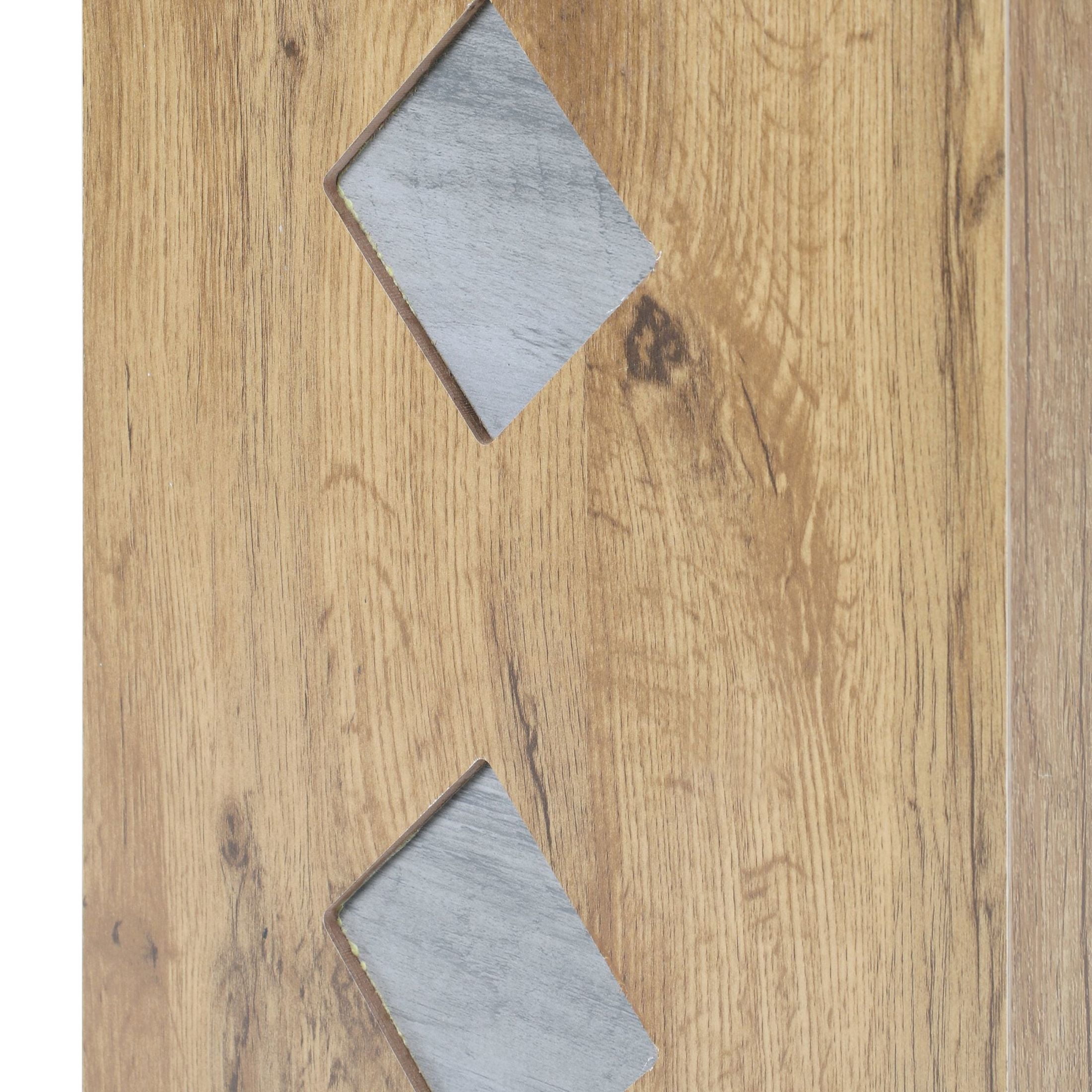 GDF Studio 62.2" Modern Console Table with Curved Apron & Geometric Inlay, Narrow Entryway Design, Natural